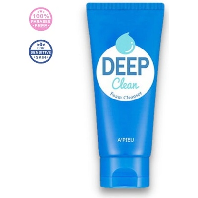 A'Pieu Deep Clean Foam Cleanser Hĺbkovo čistiaca hydratačná pena 130 ml