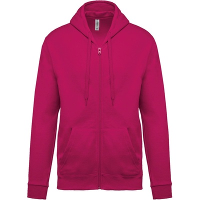 Kariban K479 s kapucí na zip COT-20K47931000 Fuchsia