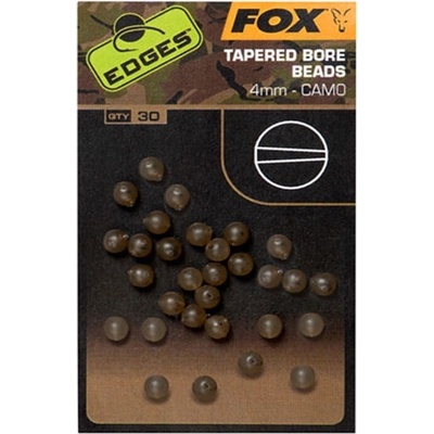 Fox Korálky Camo Tapered Bore Beads 4mm