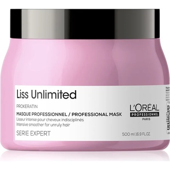 L'Oréal Serie Expert Liss Unlimited изглаждаща маска за непокорна коса 500ml