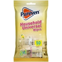 Pureven Household Universal Wipes univerzálne čistiace obrúsky 50 ks