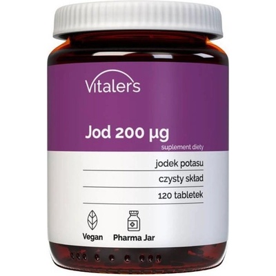 Vitaler's Йод, 200 g, 120 таблетки, Vitaler's (406347 (VIT-0634) VIT)
