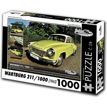 Image 1 of Retro cars - Puzzle Wartburg 311/1000 (1963) - 1 000 piese