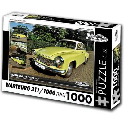 Retro cars - Puzzle Wartburg 311/1000 (1963) - 1 000 piese
