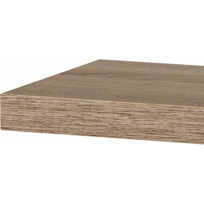 Autronic P-013 SON1 Polička nástěnná 90 cm, MDF, 3D dekor dub sonoma, baleno v ochranné fólii