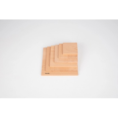 Teddies Kostky dřevěné přírodní 50 ks