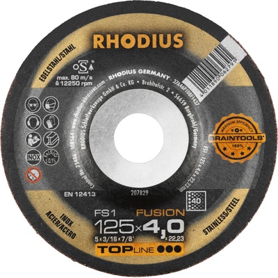 Rhodius Brusný kotouč 125 x 4,0 x 22,23 mm Z40 207829