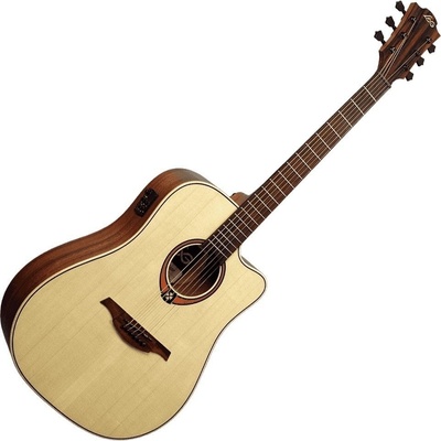 LÂG GUITARS Tramontane 88 T88DCE Natural Електро-акустична китара Дреднаут