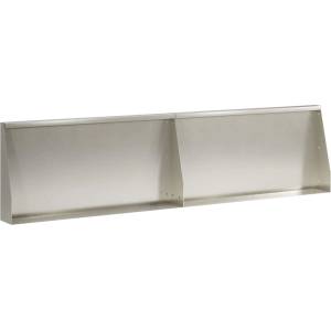 vidaXL Задържащи стени 2 бр. 80 x 12 x 40 см Неръждаема стомана (8015294)