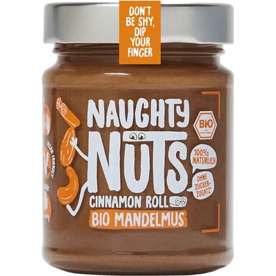 Naughty Nuts Bio Mandlové máslo Cinnamon roll 250 g