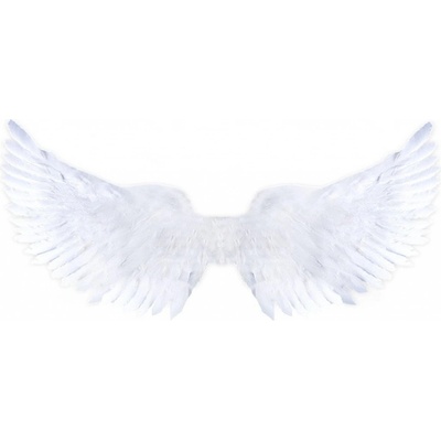 RAPPA Anjelská krídla biela s trblietkami