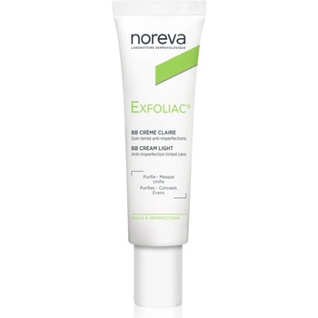Noreva Exfoliac Anti-Imperfection Cream Tinted ББ крем цвят Light 30ml