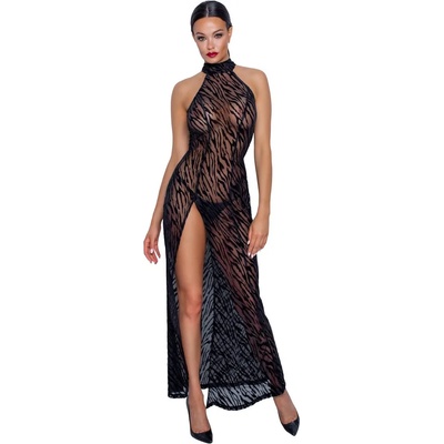 Noir Handmade Dress Delicate Tiger Design 2717930 M