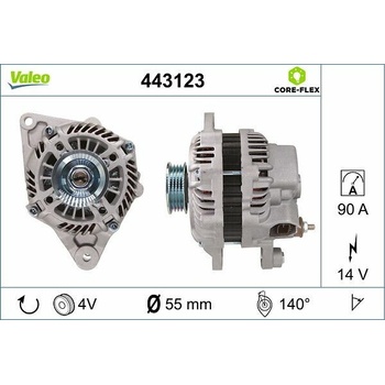 Alternátor VALEO 443123