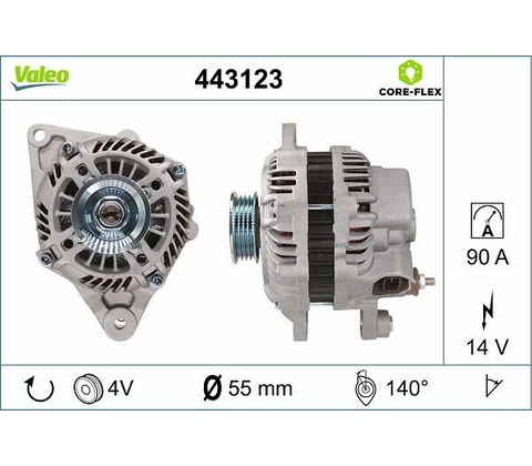 Alternátor VALEO 443123