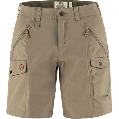 Fjällräven Nikka shorts Curved W suede brown