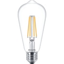Philips LED Edison E27 ST64 žiarovka 7W = 60W 806lm 2700K teplé vlákno
