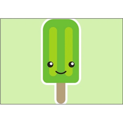 Plakát typ A4-A0 Kawaii ice cream