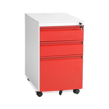 Carmen Офис контейнер Carmen CR-1249 L SAND - червен-сив