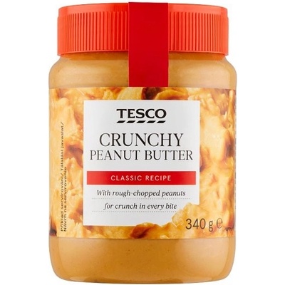 Tesco Arašidová nátierka s kúskami 340 g