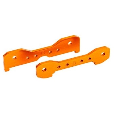 Traxxas Алуминиеви задни раменни съединители Traxxas, анодизирани в оранжево