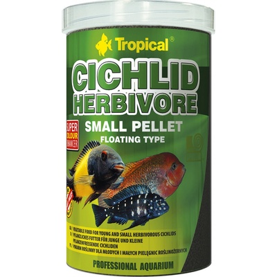 Tropical Cichlid Herbivore Small Pellet 1 l