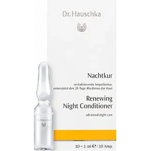 Dr. Hauschka Renewing Night Conditioner нощен серум за лице за всички видове кожа 10x1 ml