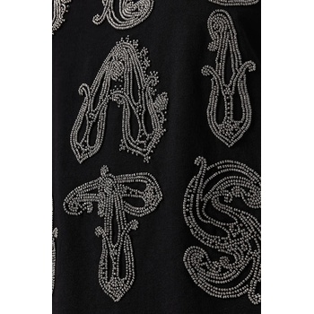AllSaints Памучна тениска AllSaints дамска в черно W148JD (W148JD)