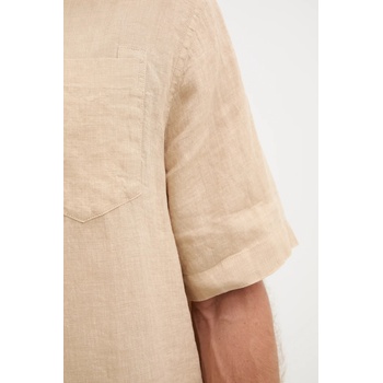Frescobol Carioca Ленена риза Frescobol Carioca в бежово със стандартна кройка 2029.523 (2029.523)
