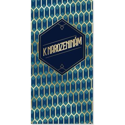 Albi Narozeninová obálka na peníze - Zlaté hexagony