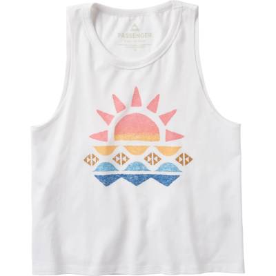 Passenger Дамски топ Passenger Women's Sunray Recycled Cotton Vest Top - White (916-4438-0214)