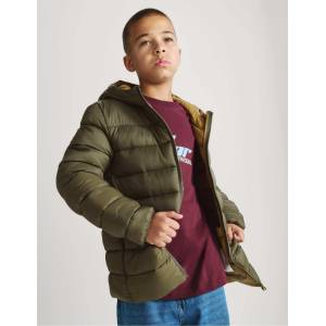 Marks & Spencer Лек пришит Stormwear якета (6-16 години) Marks & Spencer зелена Marks & Spencer | Zelen | Момчешки | 7-8 години
