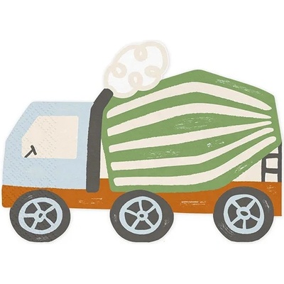 PartyDeco Парти Салфетки Бетоновоз