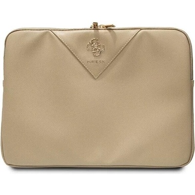 Guess Obal 14" světle zlatý Triangle 4G GUCS14ZPGSTEGD