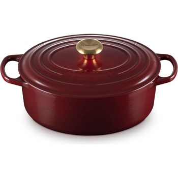 Le Creuset Съдове за готвене SIGNATURE 29 см, 4, 7 л, овална форма, GARNET, чугун, Le Creuset (LECR21178299494441)