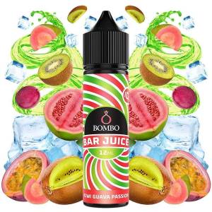 Bombo Bar Juice Kiwi Guava Passion Ice 12ml/60ml - boombvaping - 13,67 лв