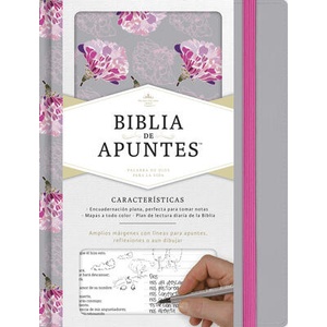 Rvr 1960 Biblia de Apuntes, Gris Y Floreado Tela Impresa | B&h Espanol Editorial (ISBN: 9781433650529)