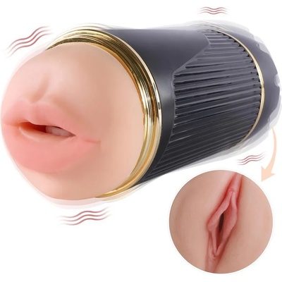 Shequ Double Male Masturbator Vagina and Mouth Kay