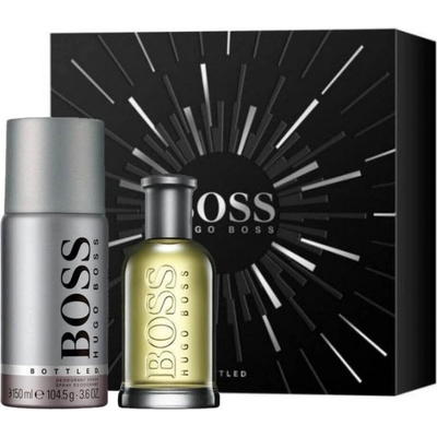 HUGO BOSS No. 6 Bottled Подаръчен комплект, Тоалетна вода 50ml + Део стик 150ml, мъже