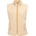 Miso Елек Miso Women's Stand Collar Full Zip Hip Length Gilet - Beige