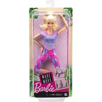 Barbie V pohybu Blondýna ve fialovém