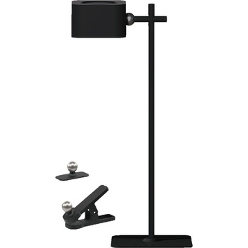 Image 1 of V-TAC 3W LED Магнитна Настолна Лампа Батерия 1800mAh CCT: 3IN1 Черно Тяло - 23411 (23411)