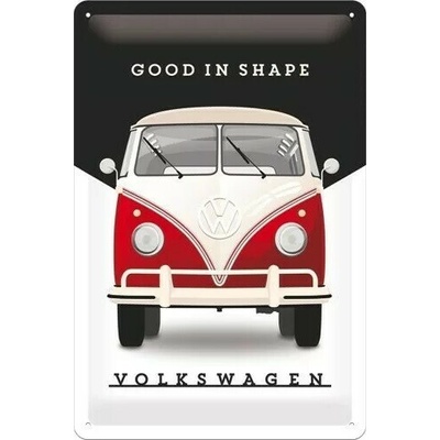 Plechová ceduľa Volkswagen VW - T1 - Good in Shape, 20 × 30 cm