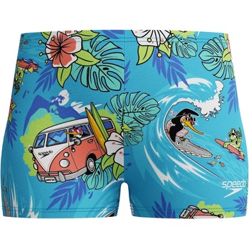 Speedo Boys Learn to Swim Digital Allover Aquashort - picton blue