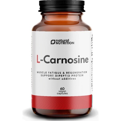 Natural Nutrition 100% L-Carnosine pure 60 kapslí