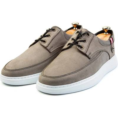 Ducavelli Daily Мъжки обувки от естествена кожа - Сиви 308224 (308224_Сив)