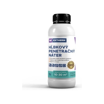WOODCOTE privátna značka EXTHERM penetračný náter hĺb. mliečnobiela /1L/ 011013 - PN 01