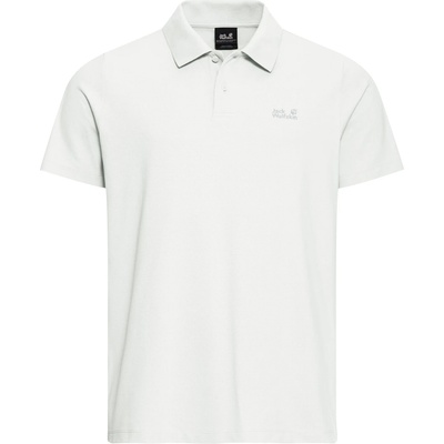 Jack Wolfskin Мъжка поло тениска Jack Wolfskin Essential Polo shirt - Stark White (216-7656-0414)