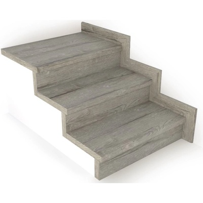 TopStep FLEX Schodový nášlap 500x1200x11 mm Dub šedý