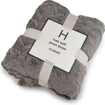 Stoklasa Deka plyšová vrkôčiková Šedá